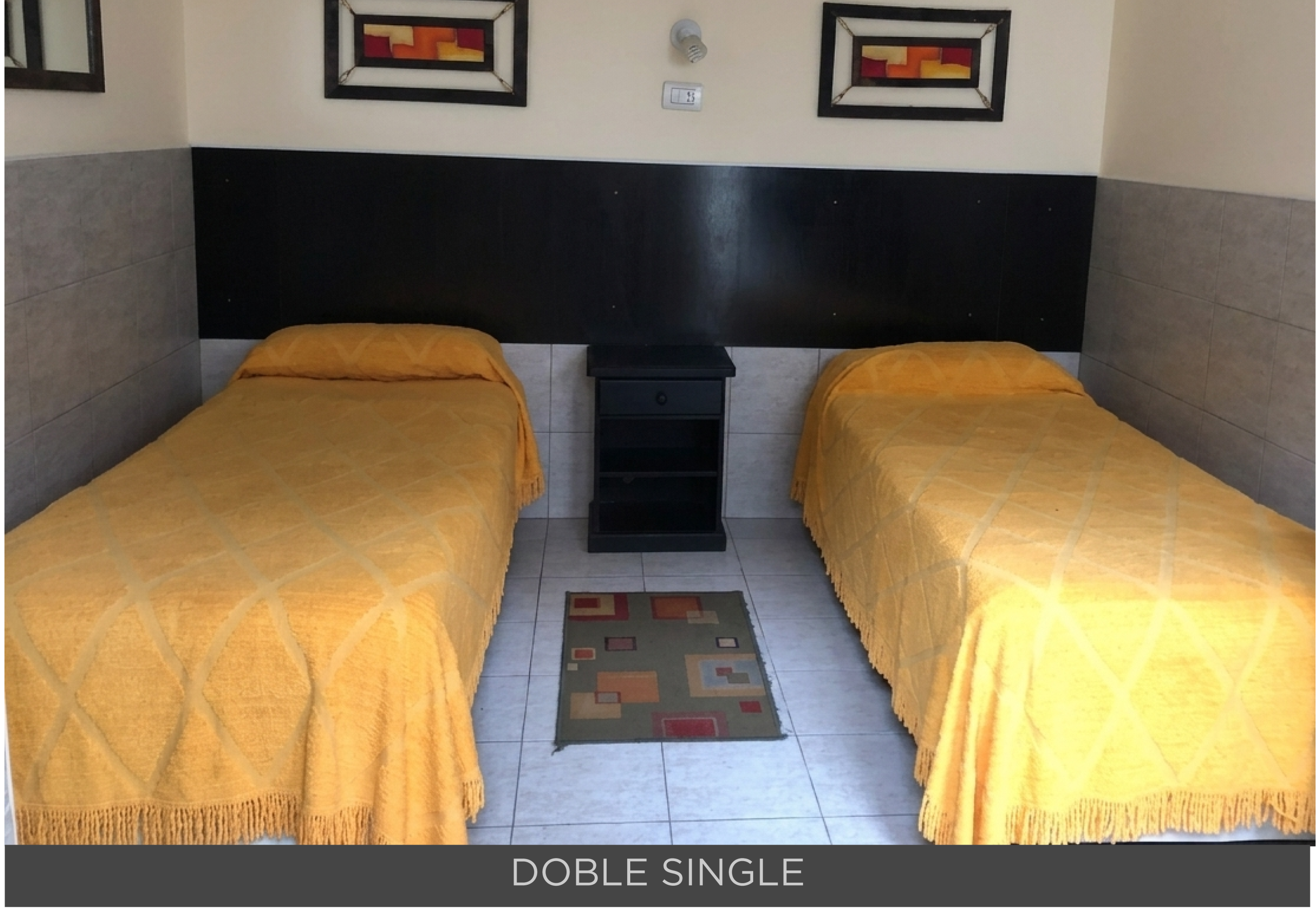 Habitación Doble Single del Hotel Capri