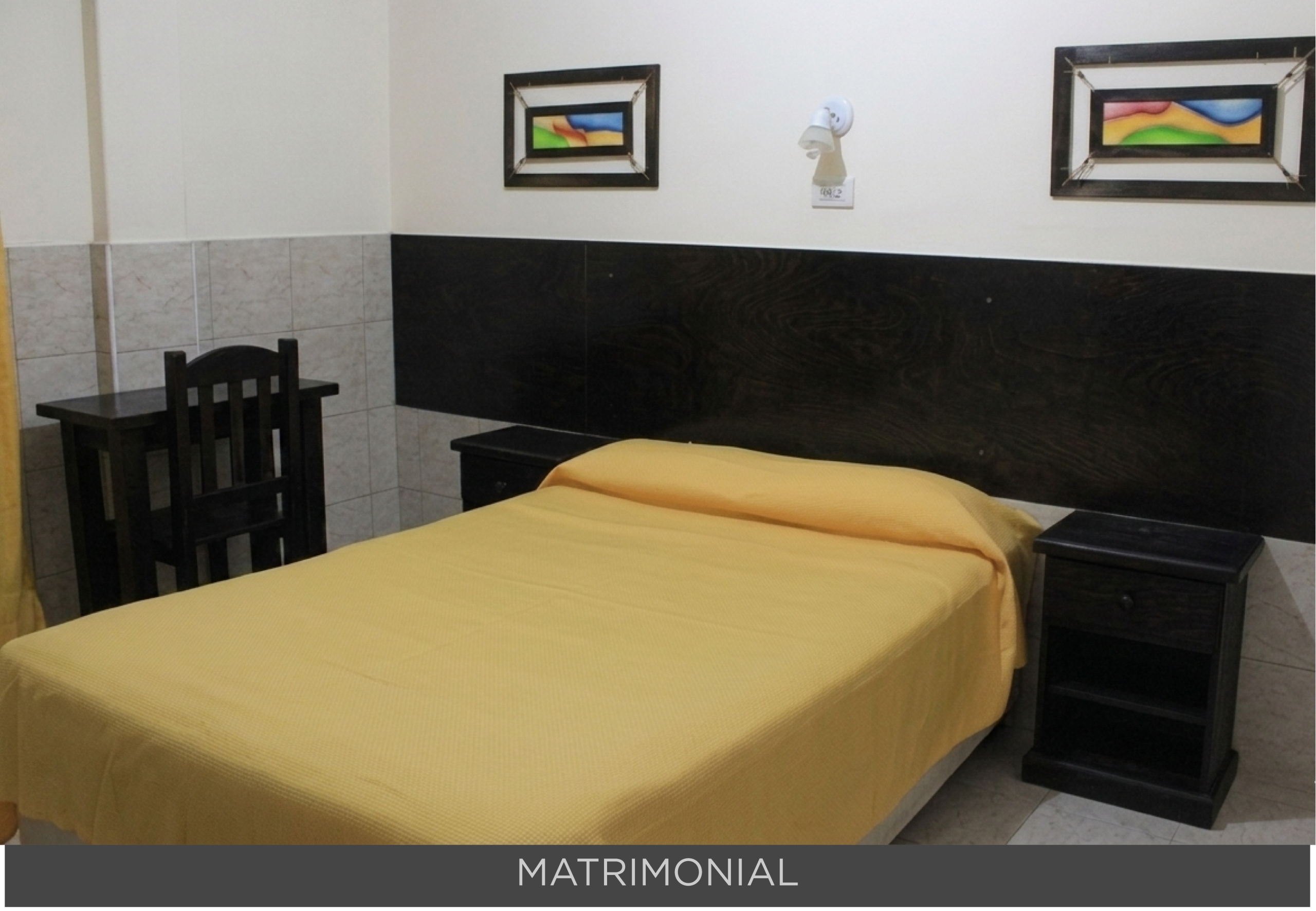 Habitación Matrimonial del Hotel Capri